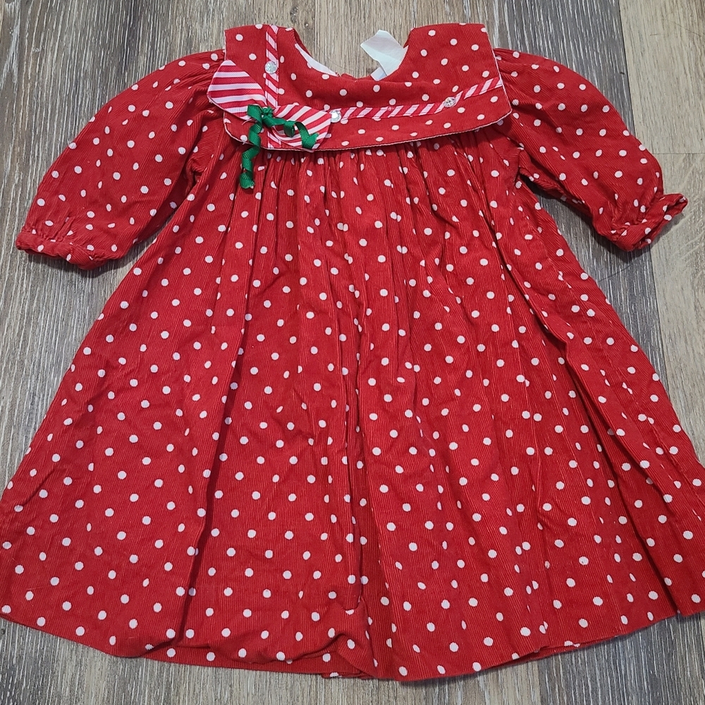 Chabre' Vintage Cordoroy Girls Dress Size 12MO